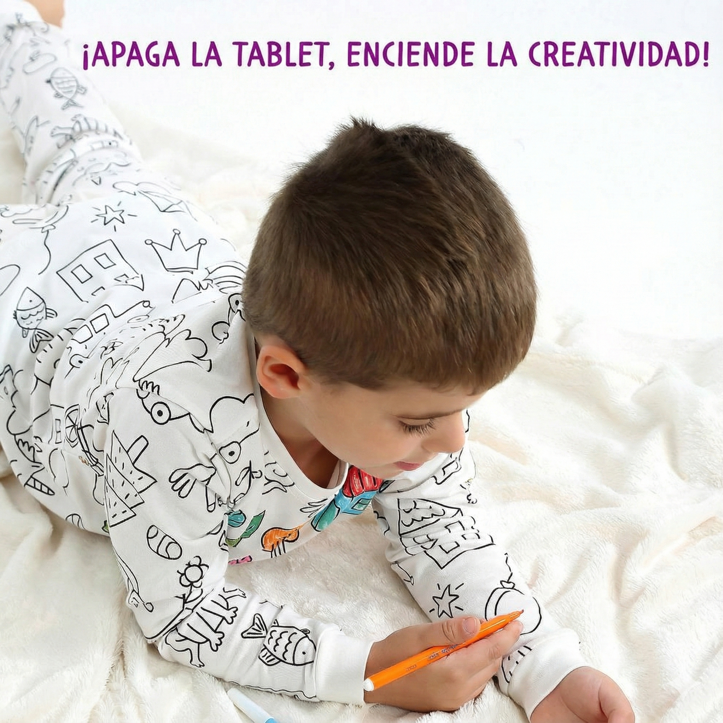 Pijama Para Colorear