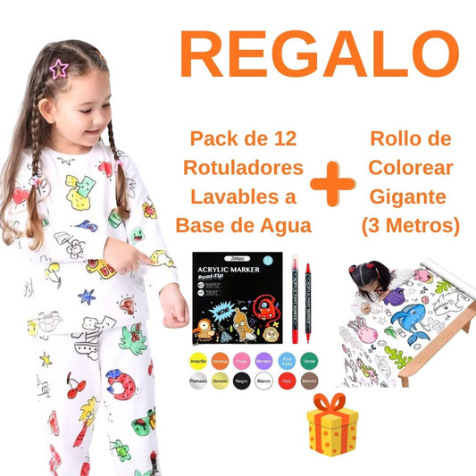 Pijama Para Colorear