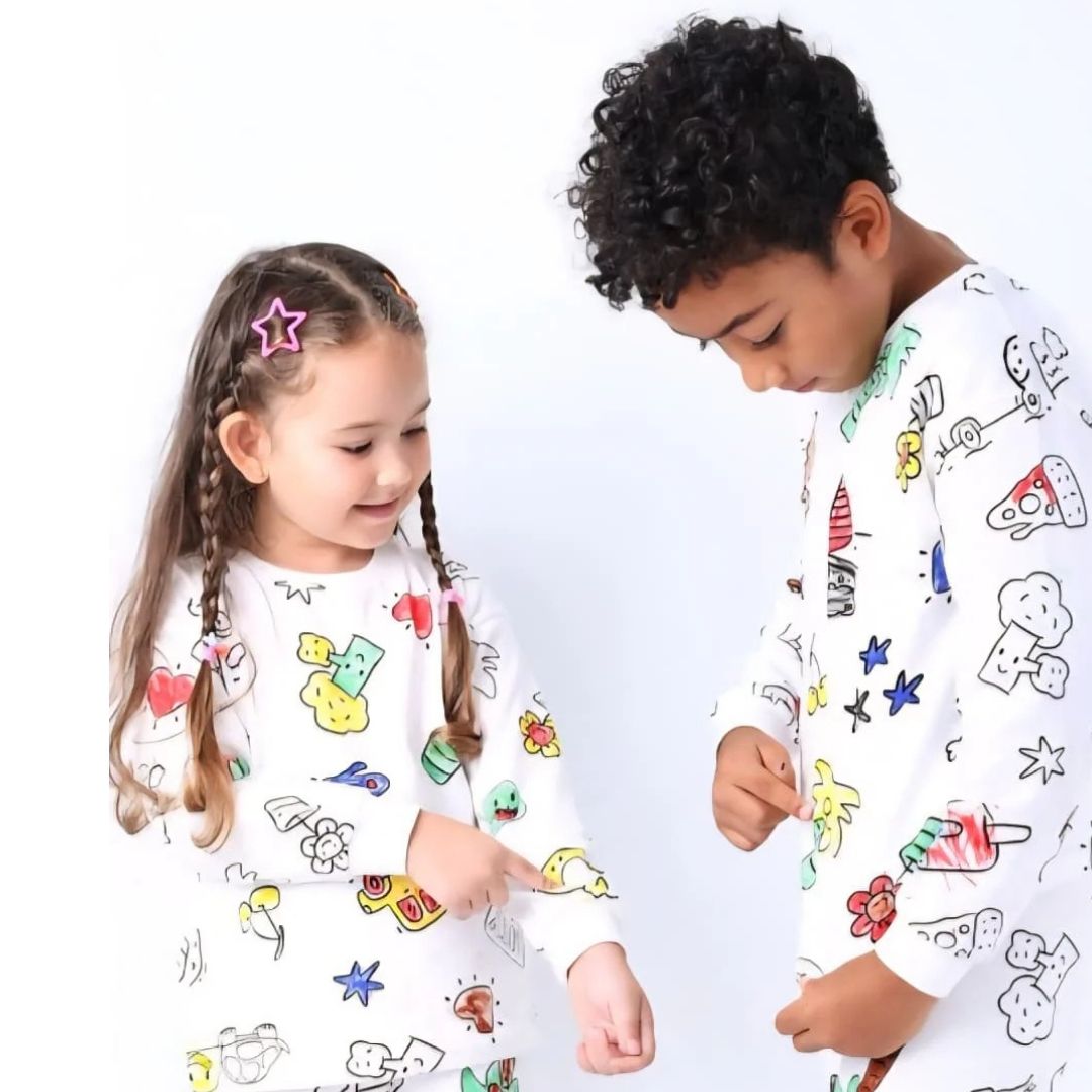 Pijama Para Colorear